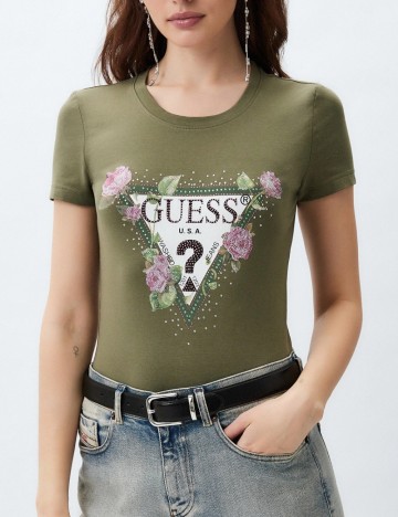 Tricou Guess, verde