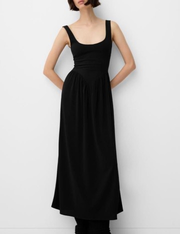 Rochie maxi Bershka, negru