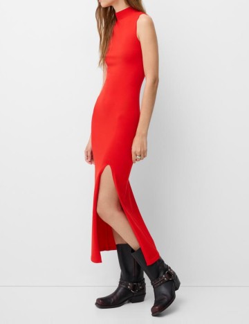 Rochie maxi Bershka, roșu