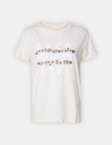 Tricou Guess, crem
