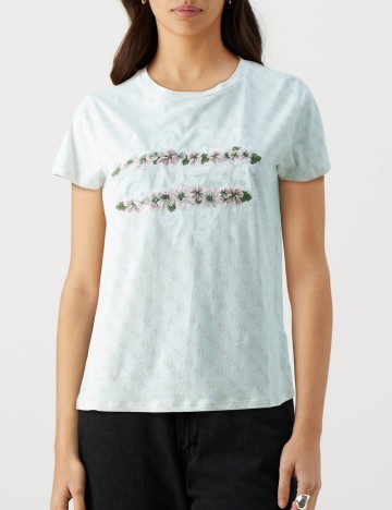 Tricou Guess, crem