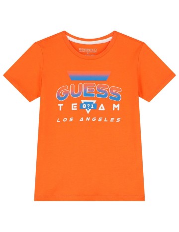 Tricou Guess, portocaliu