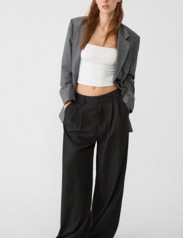 Top Stradivarius, alb