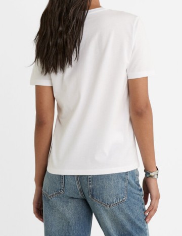 Tricou Stradivarius, alb