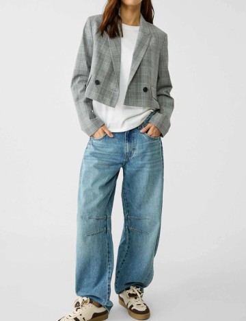 Sacou Stradivarius, gri