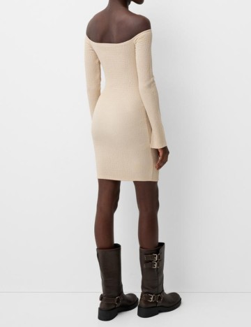 Rochie mini Bershka, bej