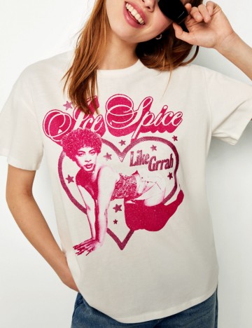 Tricou Bershka, alb
