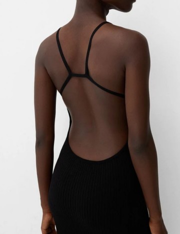 Rochie midi Bershka, negru