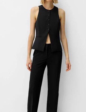 Vestă Bershka, negru