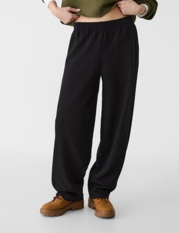 Pantaloni Stradivarius, negru