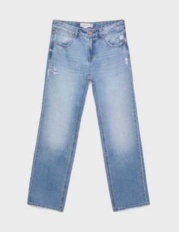 Jeans Stradivarius, albastru