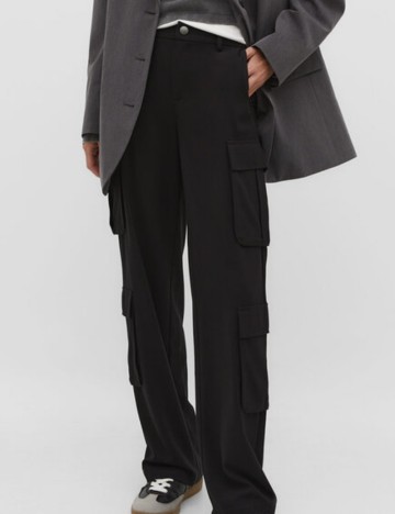 Pantaloni Stradivarius, negru