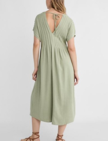 Rochie midi Stradivarius, verde
