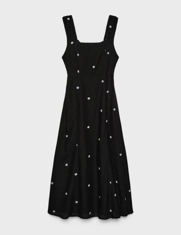 Rochie midi Stradivarius, negru