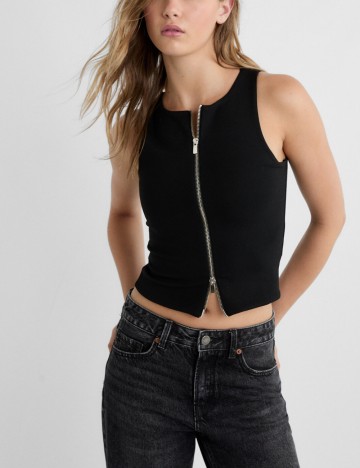 Top Stradivarius, negru