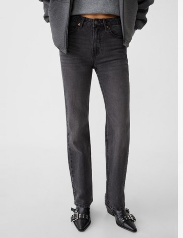 Jeans Stradivarius, gri