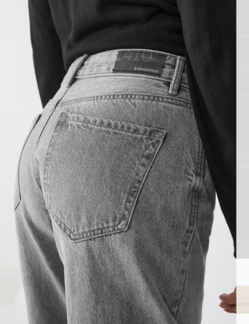 Jeans Stradivarius, gri