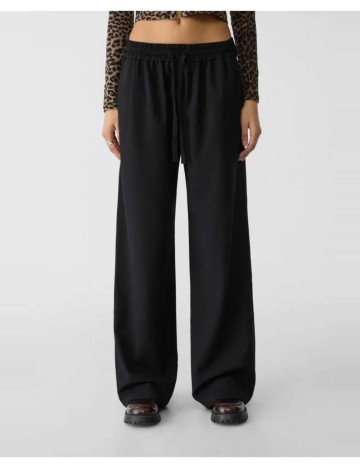 Pantaloni Stradivarius, negru