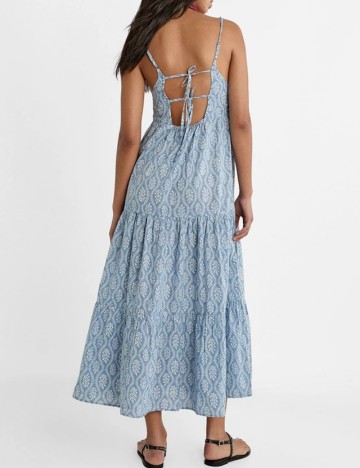Rochie maxi Stradivarius, mix culori