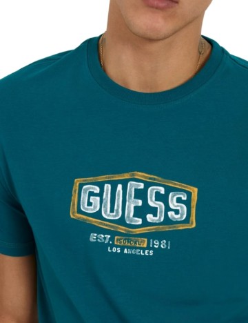 Tricou Guess, albastru