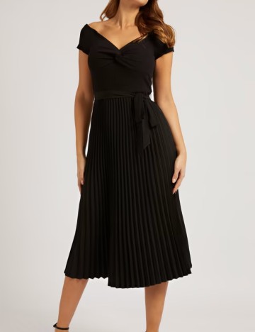 Rochie midi Guess, negru