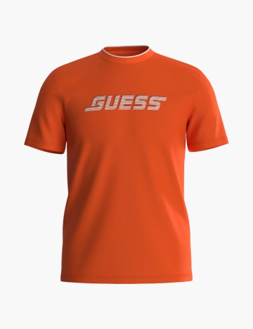 Tricou Guess, portocaliu