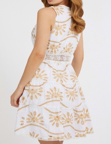 Rochie mini Guess, alb