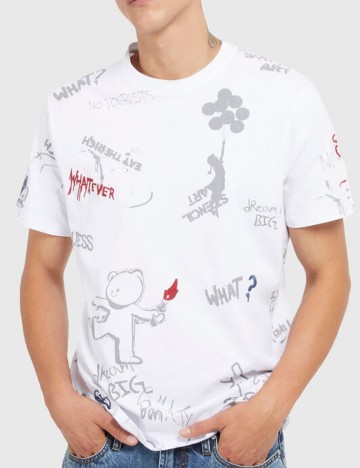 Tricou Guess, alb