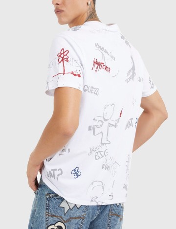 Tricou Guess, alb