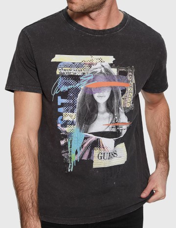 Tricou Guess, negru
