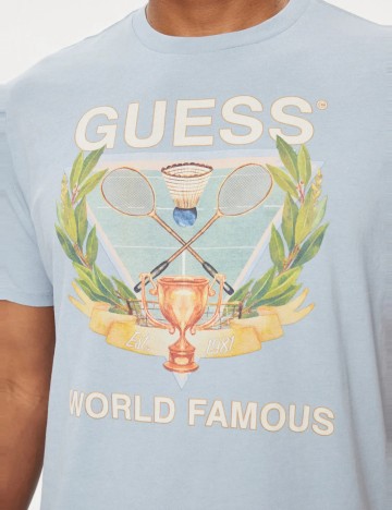 Tricou Guess, albastru