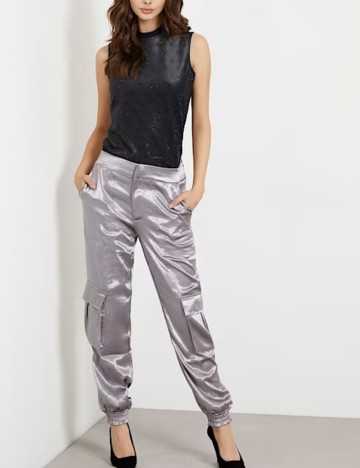 Pantaloni Guess, gri
