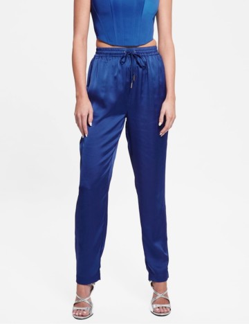 Pantaloni Guess, albastru