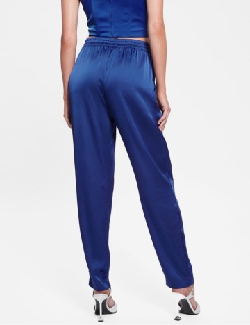 Pantaloni Guess, albastru