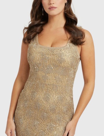 Rochie maxi Guess, maro