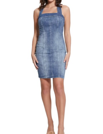 Rochie de blugi Guess, albastru