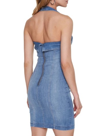 Rochie de blugi Guess, albastru
