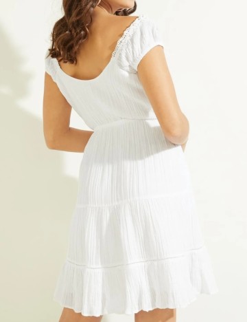 Rochie mini Guess, alb