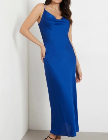 Rochie maxi Guess, albastru