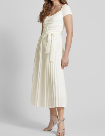 Rochie midi Guess, crem