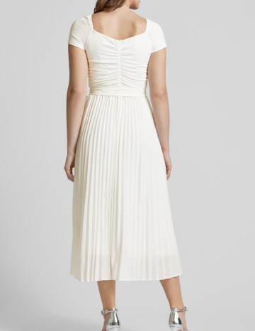 Rochie midi Guess, crem