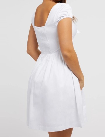 Rochie mini Guess, alb