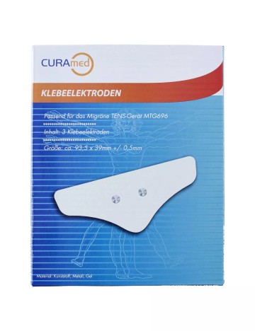 Electrozi de masaj Curamed, alb