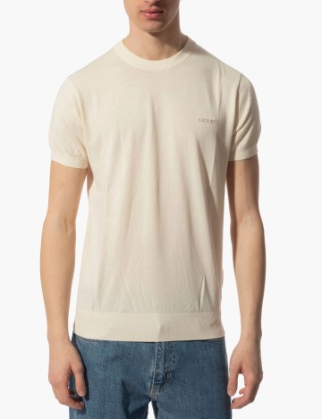Tricou Guess, crem