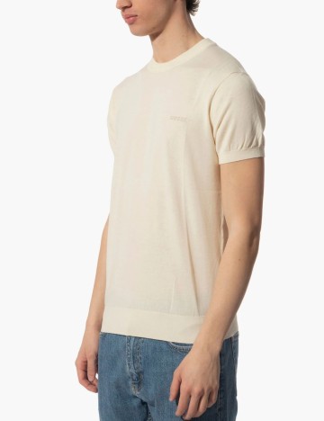Tricou Guess, crem