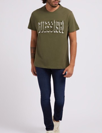 Tricou Guess, kaki