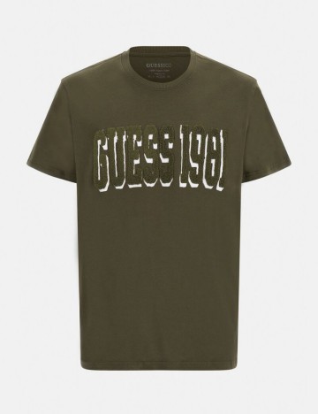 Tricou Guess, kaki