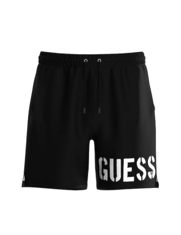 Pantaloni scurți Guess, negru
