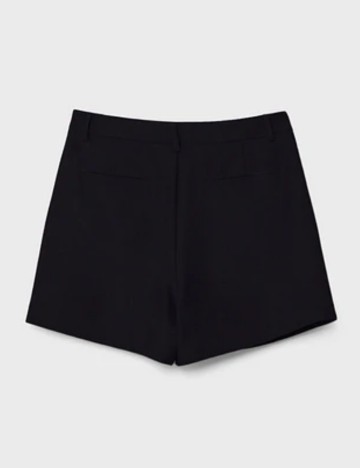 Pantaloni scurți Stradivarius, negru