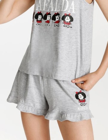 Pantaloni de pijama Lefties, gri
